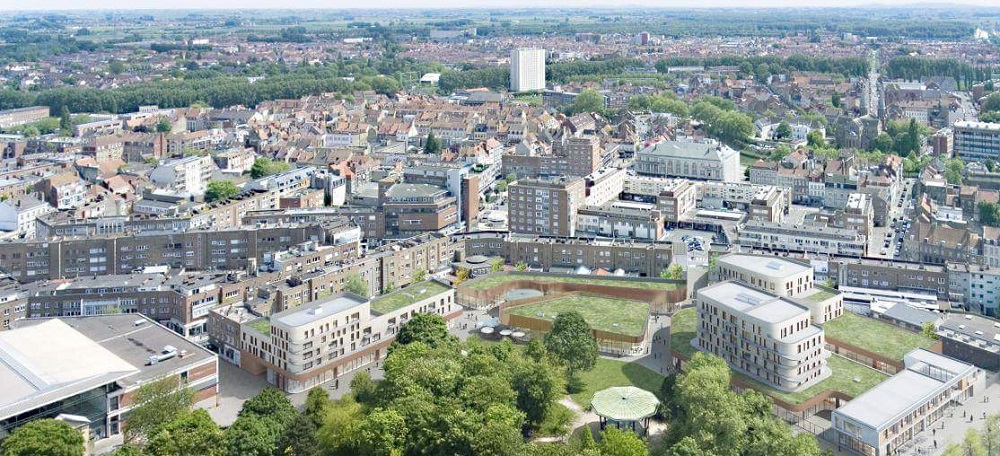 Le futur quartier assurera le lien entre le centre historique et les boucles commerciales.