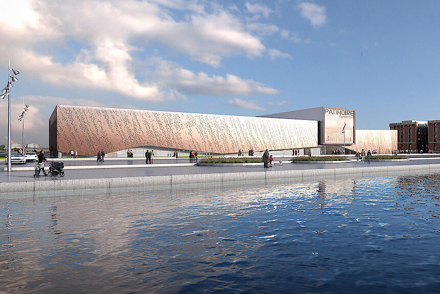 Les travaux de la future patinoire ont été lancés : un projet structurant pour le territoire dunkerquois qui va gagner en attractivité. 