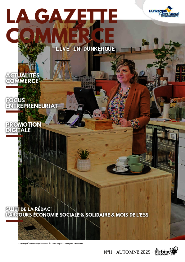La gazette commerce n°11, live in Dunkerque - automne 2025